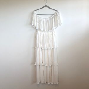 🆕Baltic Born Zarra white pleated dress, size L